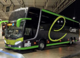 Vissta Buss 400 sobre Volvo B450R pertencente à Cantelle Viagens e Turismo, de Cascavel (PR); o ônibus atendia, na ocasião, à extensa linha entre Barreiras (BA) e Cruz Alta (RS) (foto: Bruno Cândido / onibusbrasil). 