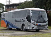 Um dos quatro FT em chassi Iveco 17.280 adquiridos em abril de 2024 pela empresa Italianinha Tour, de Matelândia (PR).