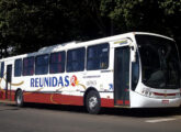 O mesmo modelo, este sobre Mercedes-Benz O500 R: pertencente à Empresa Reunidas Paulista de Transportes, de Araçatuba (SP), foi fotografado em maio de 2011 em São Carlos (fonte: portal tudodeonibus).