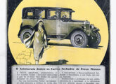 A seguir, sete peças publicitárias de 1927, já trazendo a assinatura da General Motors of Brazil, todas com o lema "Qualidade - Preço Mínimo".