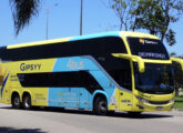 Invictus DD em chassi Volvo B420R de Santa Catarina atuando no transporte rodoviário não regulamentado de passageiros (foto: Henrique Moreira Rodrigues / onibusbrasil).