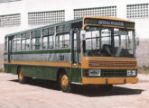 Ciferal produzido em sua fábrica paulista; note que mais adiante, após a cisão da sociedade, os faróis duplos seriam abandonados (fonte: portal classicalbuses). 