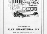 Em 1928 a Fiat iniciou a montagem de seus carros no Brasil; aqui postamos três propagandas no ano seguinte publicadas na revista paulista "Automobilismo", em fevereiro,...