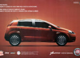 O hatch Punto conquistou diversos prêmios, inclusive como Carro do Ano 2008; a propaganda é de janeiro do mesmo ano.