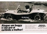 O primeiro buggy Glaspac em propaganda de locadora paulistana (fonte: portal bestcars).