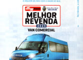 Publicidade de abril de 2024 registrando o prêmio em valor de revenda obtido pela van Daily.