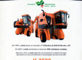 Publicidade de abril de 2015 para a colhedora K 3500.