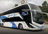 Paradiso G8 1800 DD em chassi Scania K 400 B 6x2 fornecido em maio de 2022 para a operadora Vandy Tur, de Rio do Sul (SC).