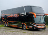 Paradiso New G7 1800 com chassi Mercedes-Benz O-500 RSD - um dos quatro fornecidos em 2021 para a Flota Cosmos, de Santa Cruz de la Sierra, Bolívia.