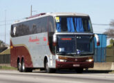 Utilizando o mesmo chassi O500 RSD, este 1550 pertenceu à Paranhos Turismo, de Franca (SP) (foto: Ezequiel Vicente Fernandes / onibusbrasil).