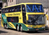 1800 DD sobre Scania K 124 IB na frota do Expresso Brasileiro (foto: Marcio Douglas / loucosporonibus).