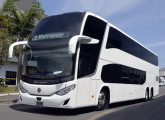 O primeiro exemplar da série de double-deckers MAN projetados pela Marcopolo para o México.