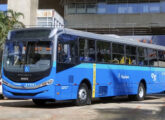 GranVia em chassi Iveco 17-280 do Rápido Sumaré, de Sumaré (SP): cem unidades foram adquiridas em 2024 pela empresa; o ônibus da foto atua do sistema urbano de Piracicaba (SP) (foto: Rafael Caetano / onibusbrasil).