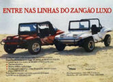 Buggy Zangão em propaganda de janeiro de 1985.    