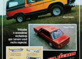 Blazer e Passat Sulam unidos em propaganda de 1983.