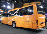 Fly 12, no stand interno da Marcopolo na Lat.Bus 2024 (foto: LEXICAR).