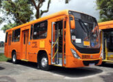 Torino em chassi curto Mercedes-Benz OF-1519 da Glória, uma das operadoras do sistema integrado de Curitiba (PR) (foto: Jefferson Simões / onibusbrasil).