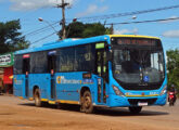 Dois Torino da frota da Companhia de Ônibus Municipal de Porto Velho (RO), operando na cidade no final de 2022: sobre chassi VW 17.230 OD... (foto: Marcos C. Filho / roadbus)