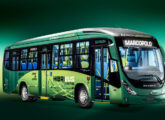 Os primeiros chassis híbridos fabricados pela Volvo brasileira, em 2012, receberam carroceria Marcopolo Viale BRT.