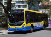 Torino low-entry sobre chassi Agrale da uruguaia UCOT, operando em Montevidéu em março de 2022 (foto: LEXICAR).