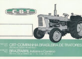 Contracapa de folheto publicitário de 1964, já trazendo a marca CBT.